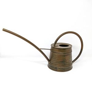 Turkish Solid Copper Hand Hammered Watering Can Farmhouse Vintage Made in Turkey